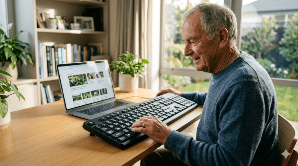 Best Large Print Keyboards for Seniors in New Zealand
