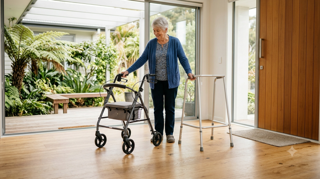 Walking Frame With Seat vs Standard Frame for Seniors in New Zealand